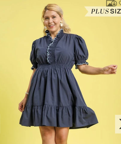 Midnight Ruffle Charm (xl-3xl)