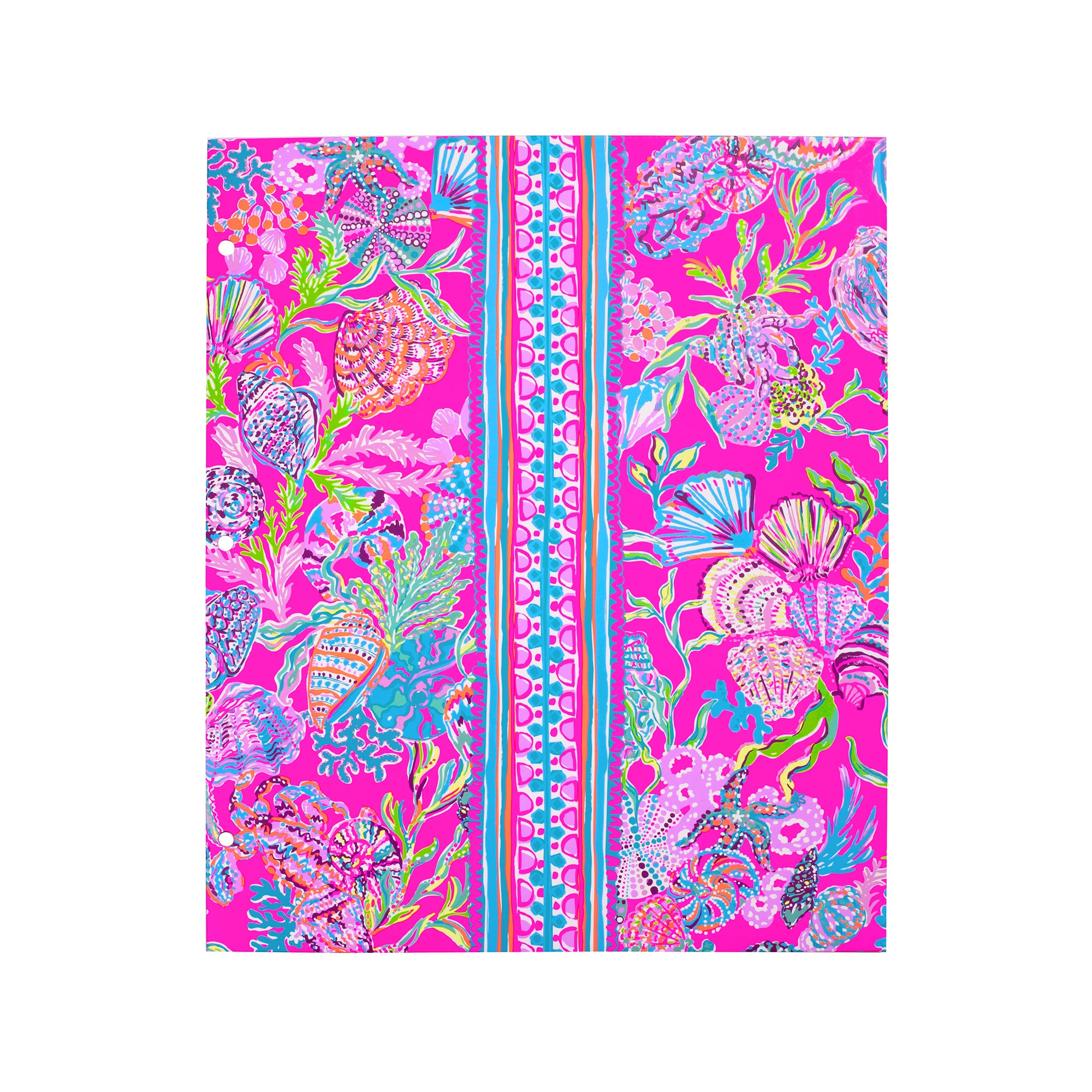 Lilly Pulitzer Pocket Folder Set in Shell Me Something Good