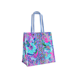 Lilly Pulitzer Market Tote in Lil Earned Stripes