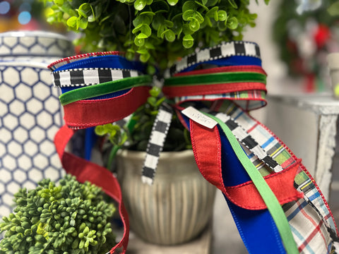 Small Jolly Check Bow