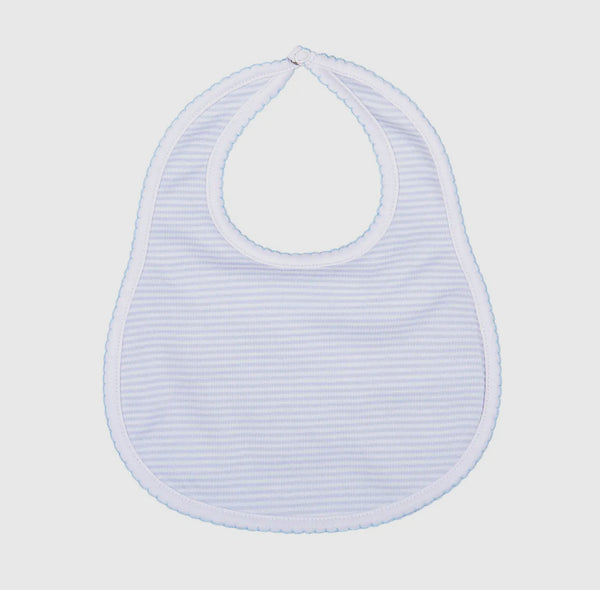 Blue Mini Stripes Bib