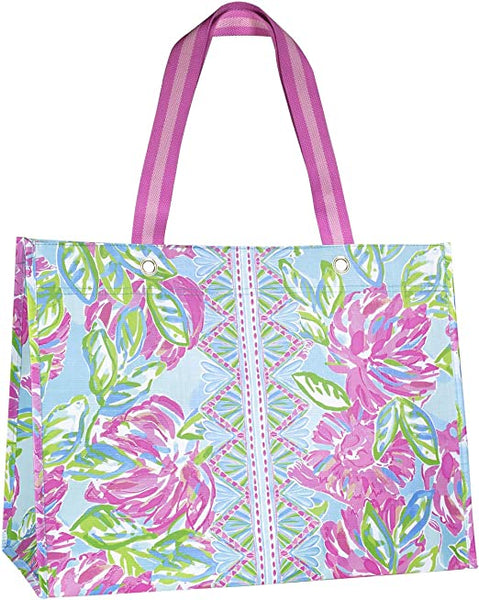 Lilly Pulitzer XL Market Shopper Tote in Totally Blossom