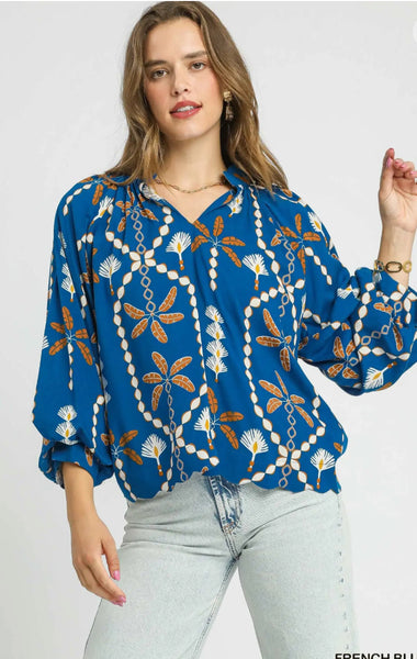 Blue Easy Does It Top