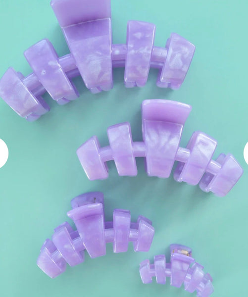 Teleties Lavender Mist Classic Hair Clip