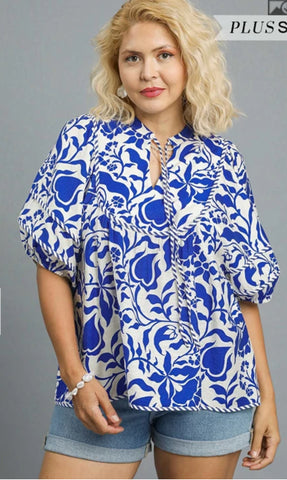 Flora Flow Sassy Size Top (xl-3xl)