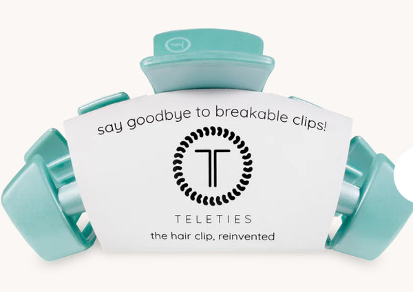 Teleties Classic Totally Turquoise Hair Clip