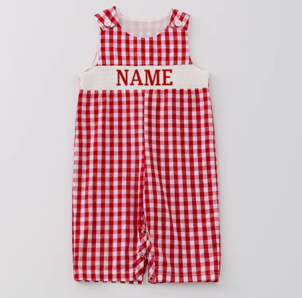 Name Smocked Longall