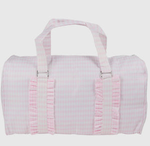 Pink Gingham Dufflebag