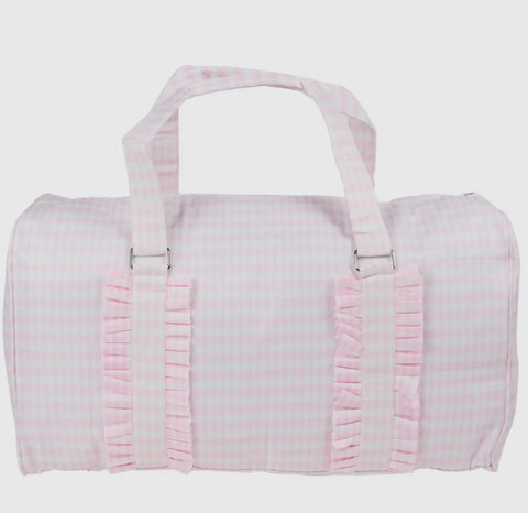 Pink Gingham Dufflebag