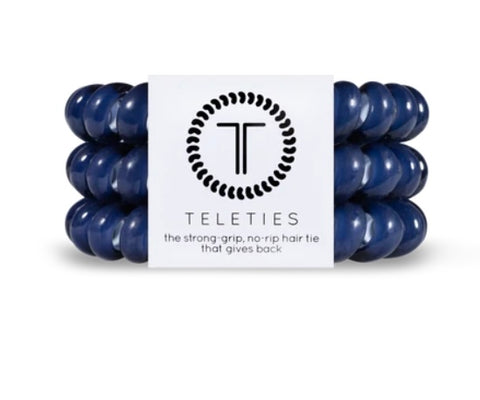 Teleties - Nantucket Navy Large Hair Ties