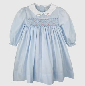 Floral Smocked Long Sleeve Dress