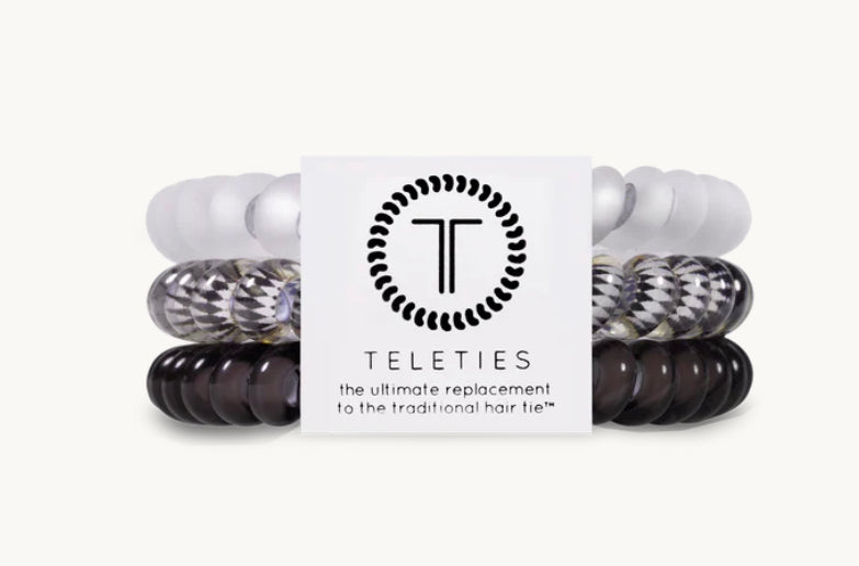Teleties - Silver Flames Hair Ties