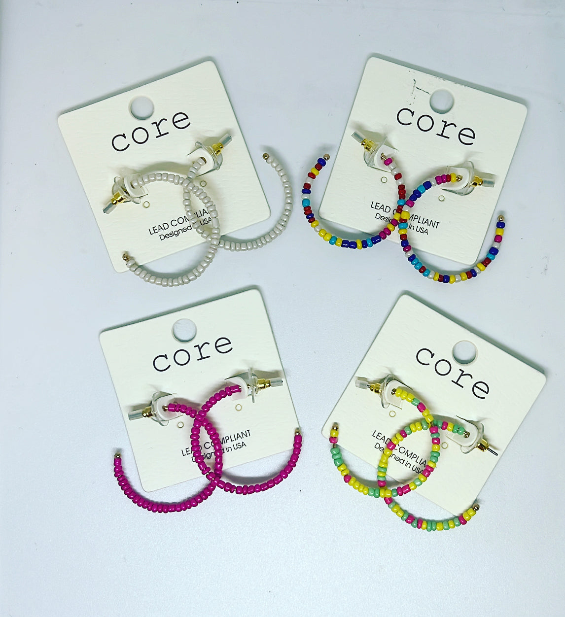 Core Mini Bead Earrings