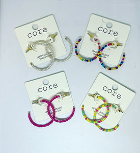 Core Mini Bead Earrings