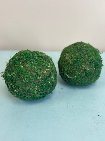 Artificial Moss Covered Orb