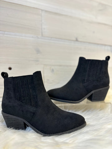 Corky's Black Suede Potion Bootie