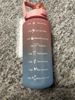 Motivational Water Bottle LARGE