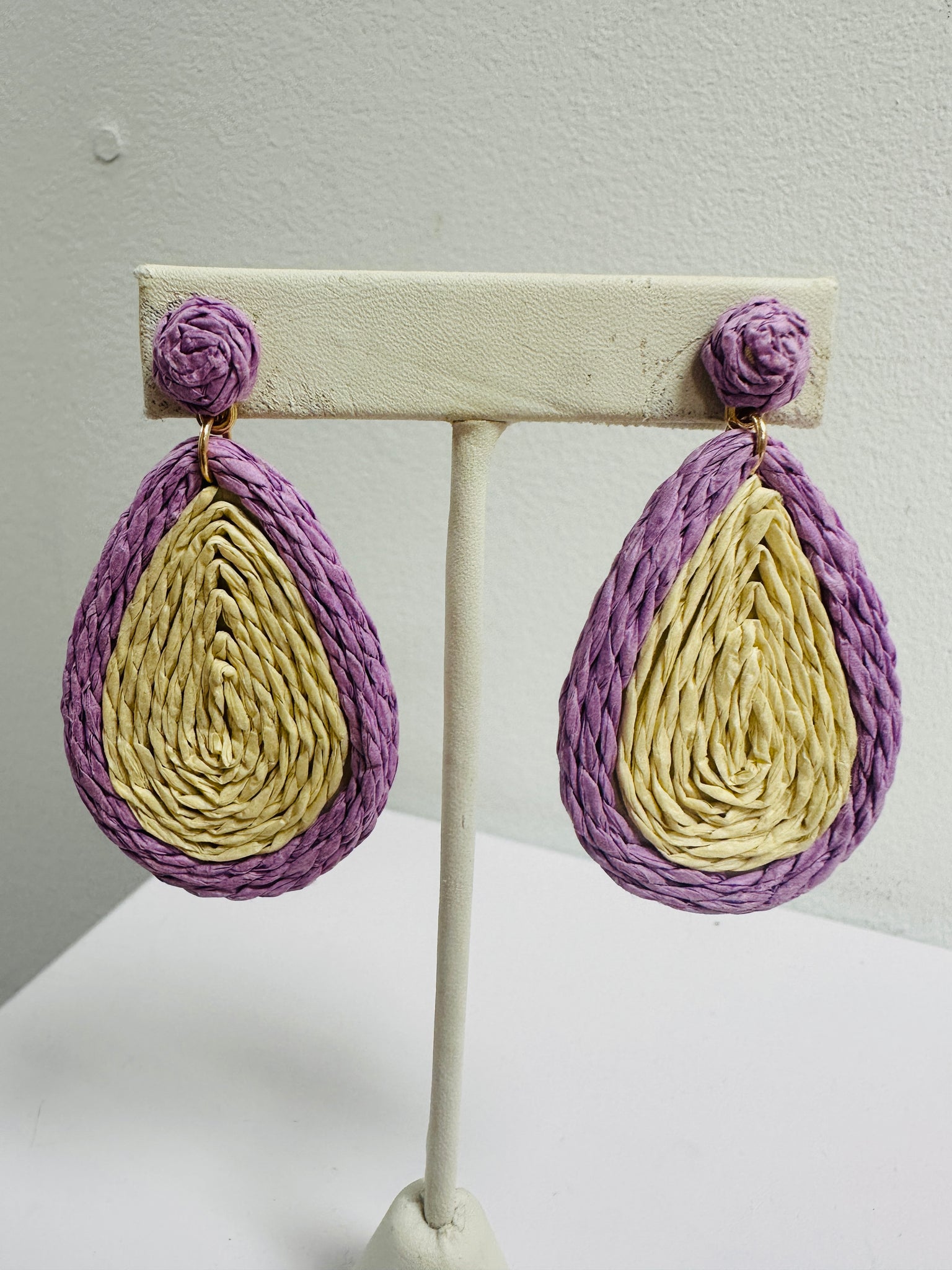 Beach Rattan Drop Earrings (3 Colors)
