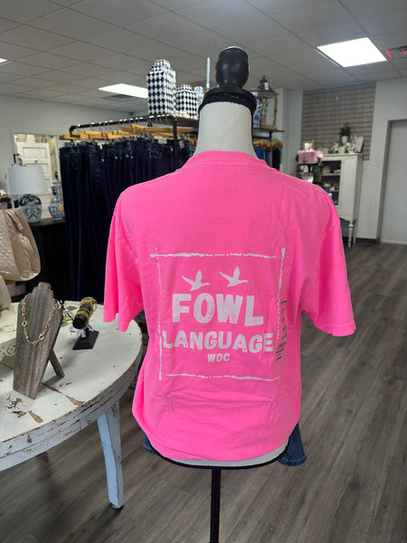 Wild Drake Pink Fowl T-Shirt