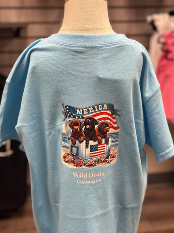 Wild Drake Youth "Merica" T-Shirt