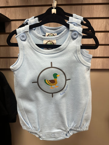 Wild Drake Boy's Blue Duck Romper