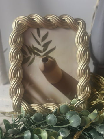 Braided Gold 5x7 Frame