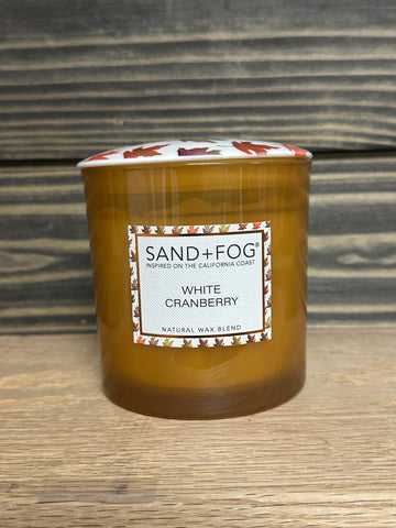White Cranberry 2 Wick Candle
