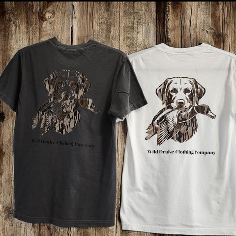 Wild Drake Bottomland Dog Adult T-Shirts (2 colors)