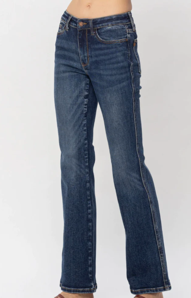 Judy Blue Mid Rise Vintage Bootcut Jeans