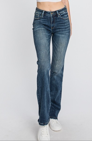 Petra 153 Mid Rise Stretch Classic Bootcut Jeans