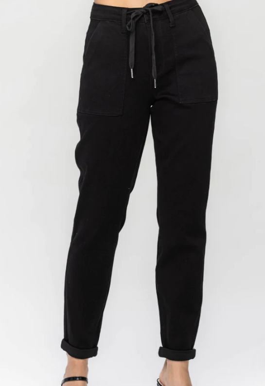 Judy Blue Jet Black Jogger Jeans