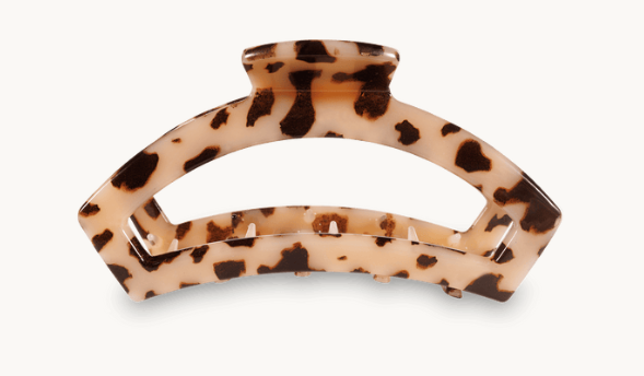 Teleties Open Claw Blonde Tortoise Hair Clip