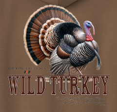 Follow the Flock "Wild Turkey" Expresso Short Sleeve Pocket Tee