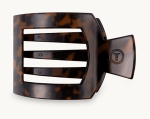 Teleties Tortoise Flat Square Hair Clip