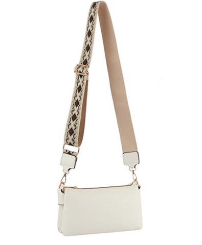 Woven Strap Crossbody Handbag