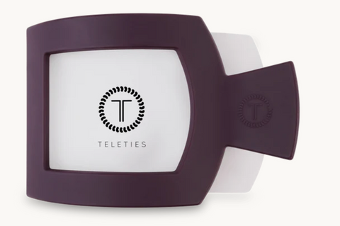 Teleties Burgundy Bliss Flat Square Hairclip