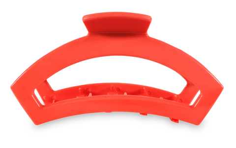 Teleties Open Claw Coral Hair Clip