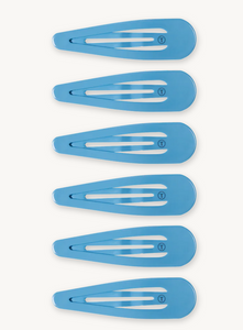Teletie Hampton Blue Snap Clip (6 Count)