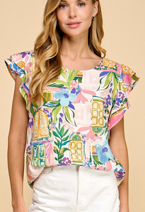 Tuscany Bloom Blouse