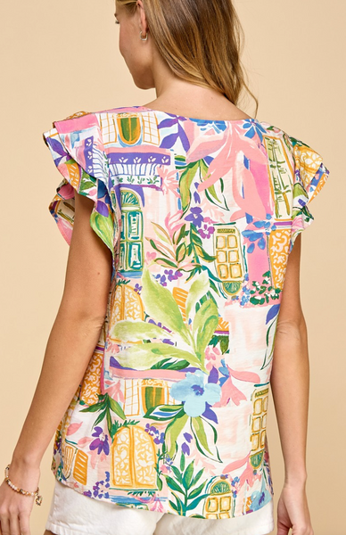 Tuscany Bloom Blouse