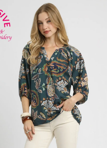 Meadow Paisley Blouse