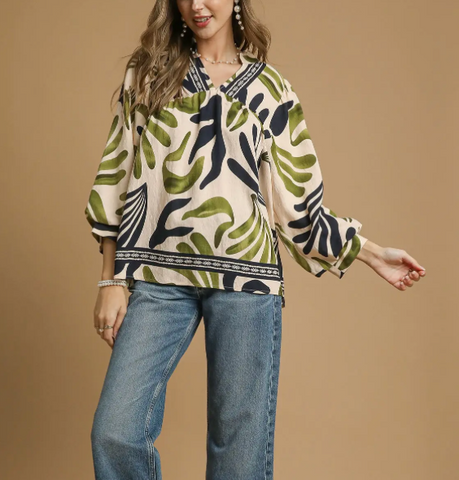 Falling Fern Blouse