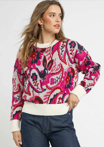 Berry Bloom Sweater