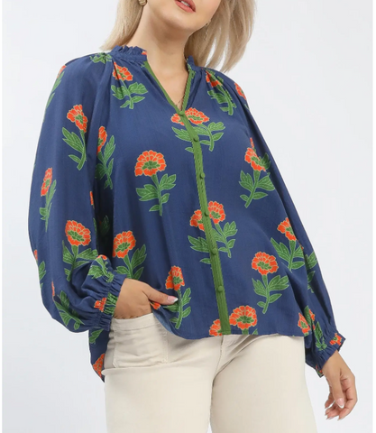Blue Harvest Blouse