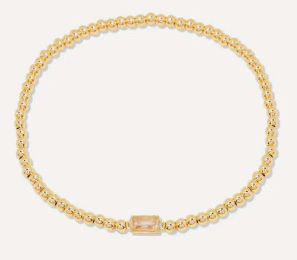 Bold Beaded Birthstone Bracelet