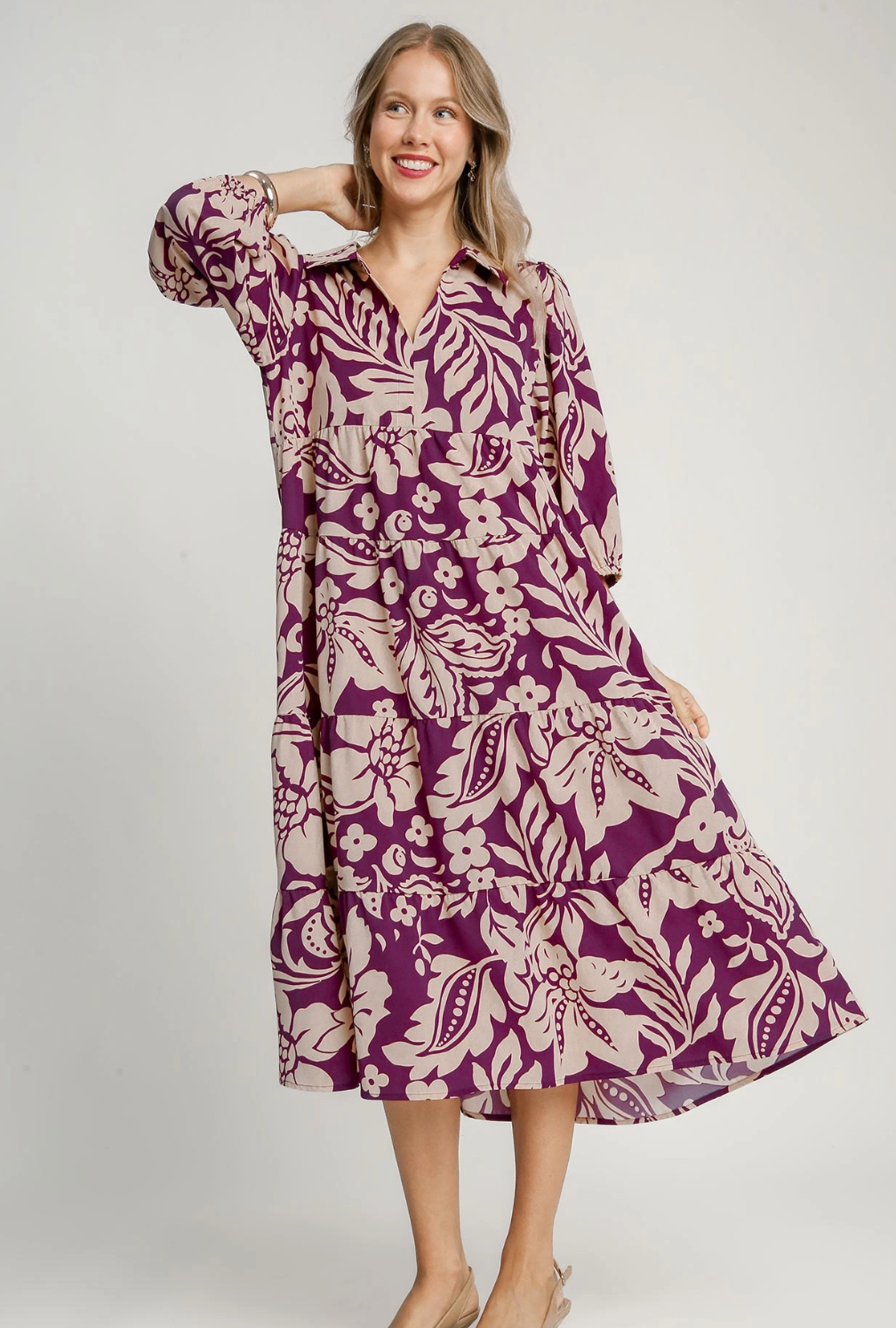 Cranberry Grove Midi Dress