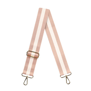 Tan Stripe Crossbody Strap