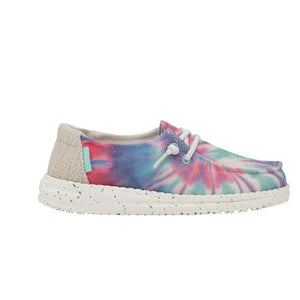 HEY DUDE Wendy Youth Rose Candy Tie Dye Slip On