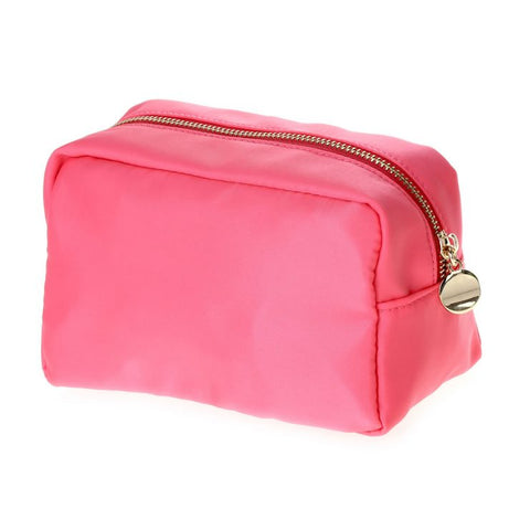 Nylon Cosmetic Zippered Pouch