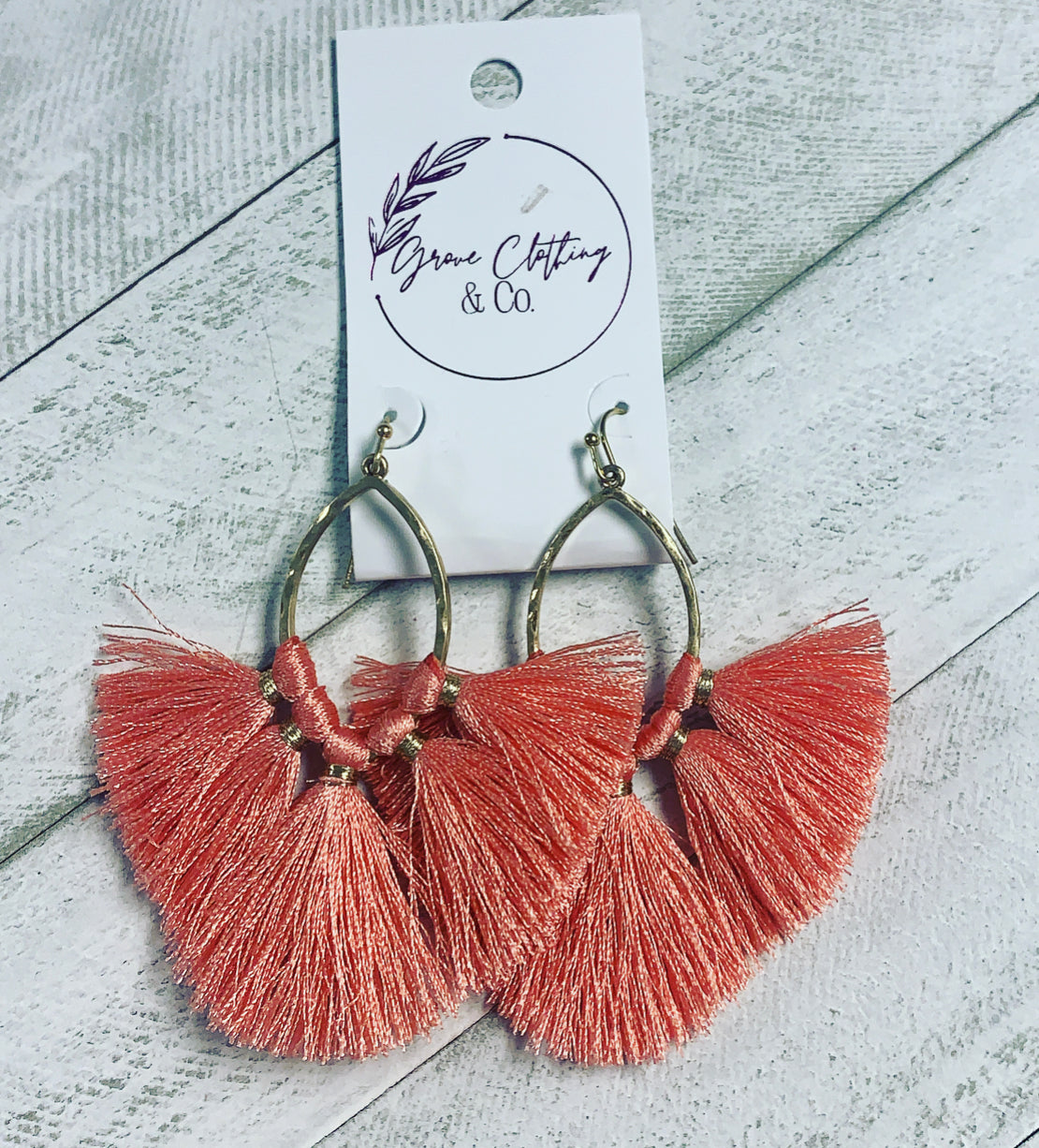 Fan Tassel Earrings